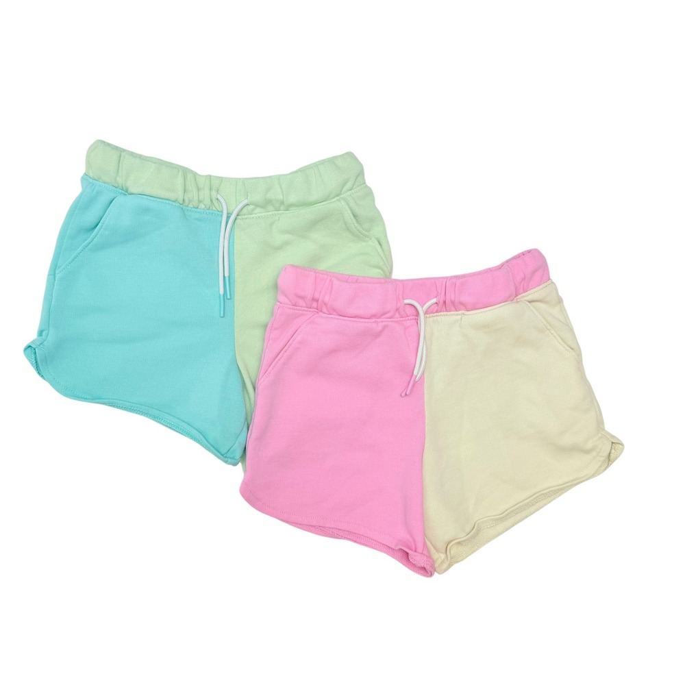 Old Navy Girls 5T Colorblock French Terry Shorts Set of 2